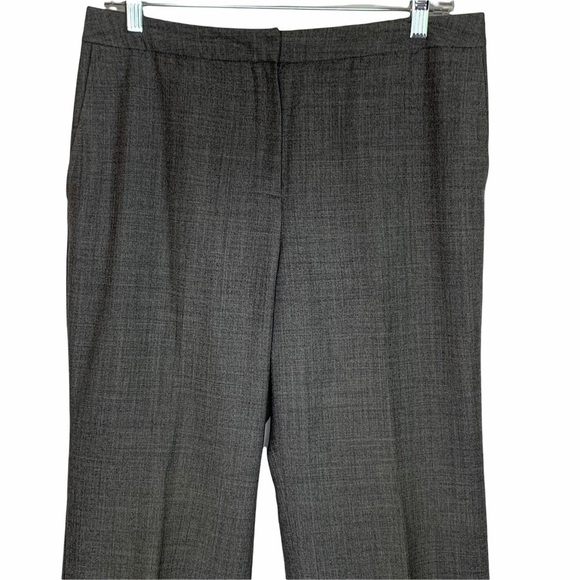 Talbots Women’s Gray Wool Blend High Rise Straight Leg Slacks Trousers Size 8 P - Picture 8 of 16